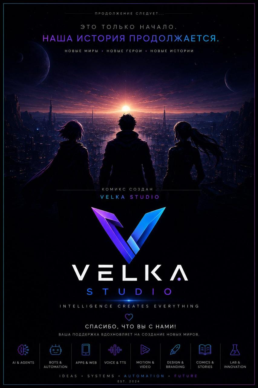 Brand comic — VELKA concept